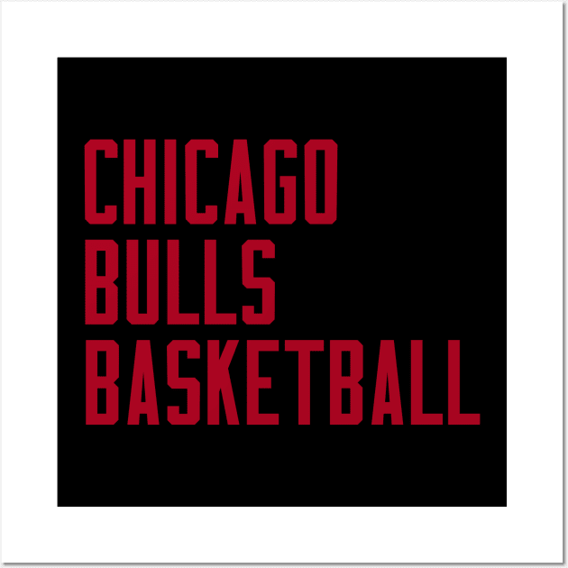 Bulls Basketball Wall Art by Buff Geeks Art